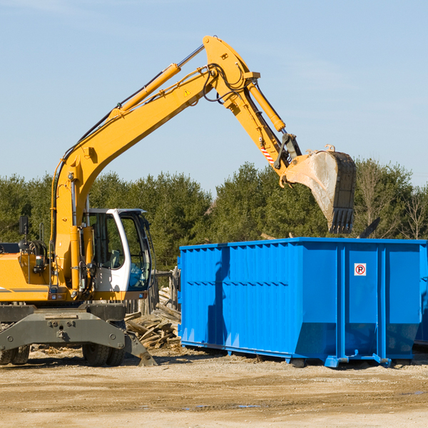 what size residential dumpster rentals are available in Westlake Ohio